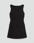 Boatneck Mini Dress