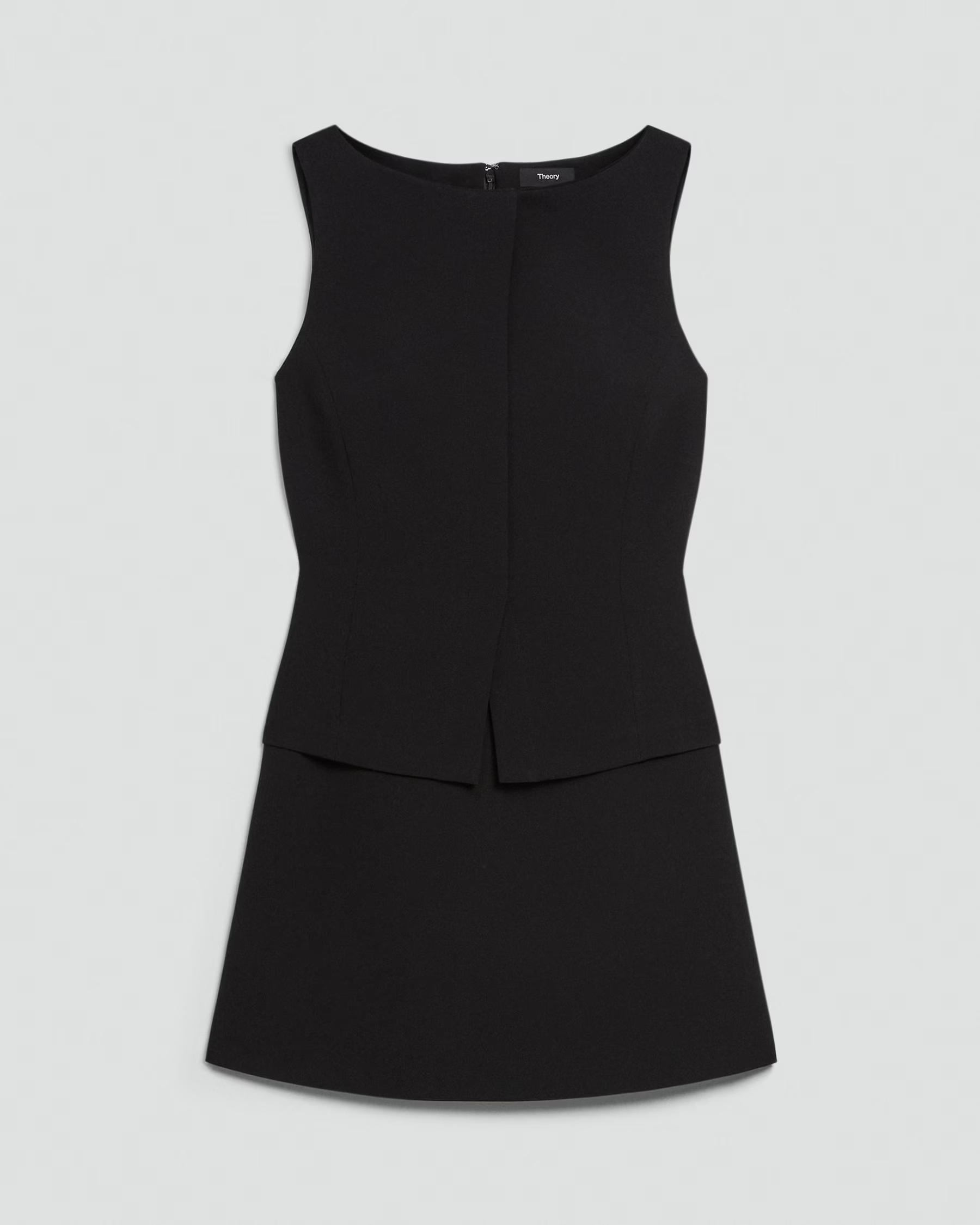 Boatneck Mini Dress