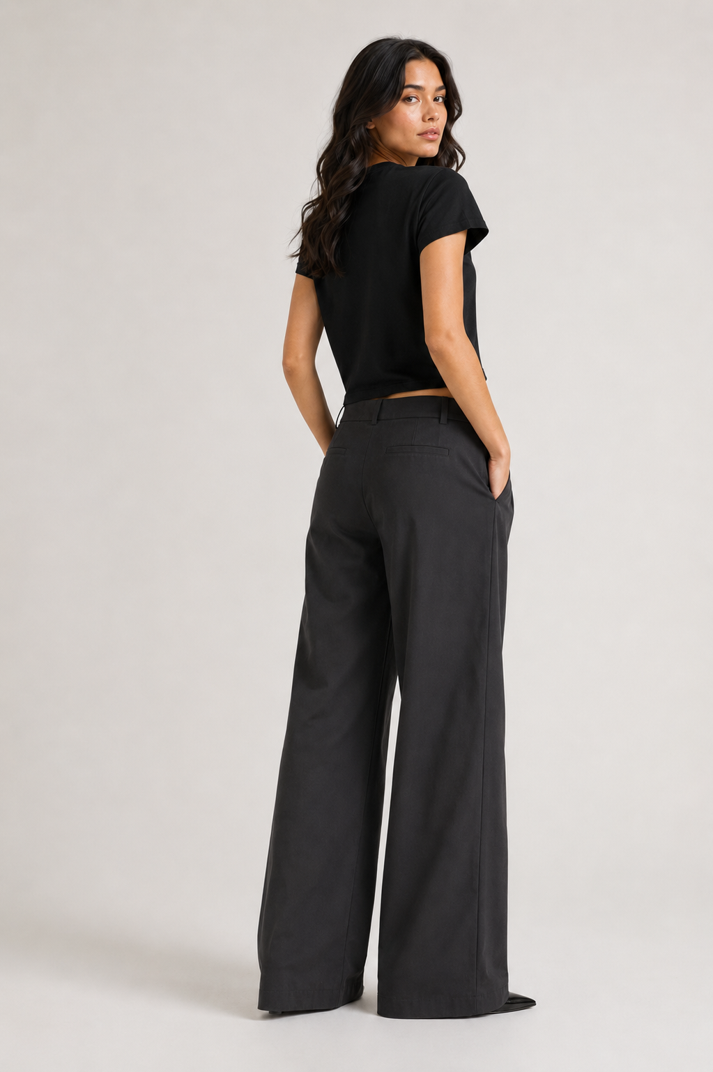 Slim Ribbed stretch Tee