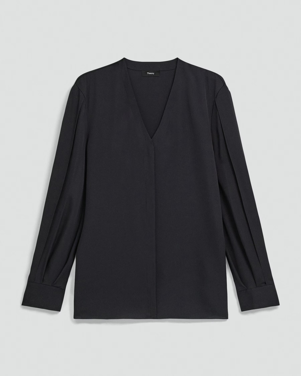 V-Neck Silk Blouse