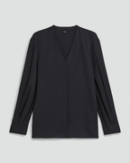 V-Neck Silk Blouse