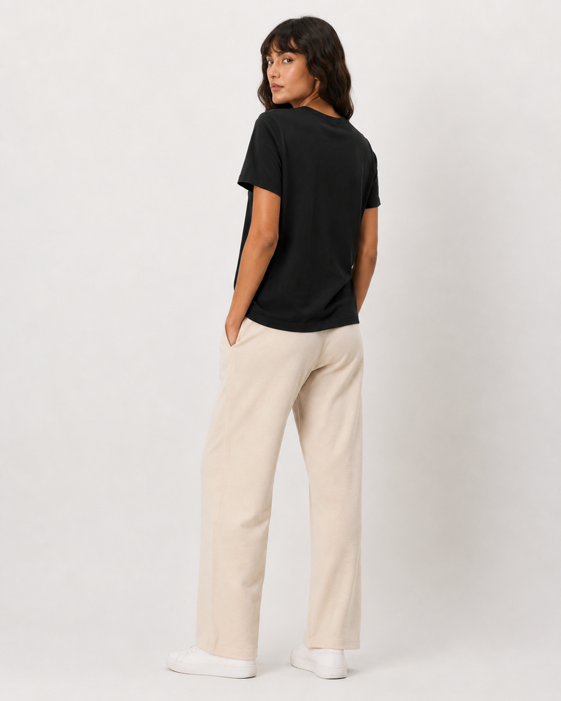 Crewneck Organic cotton blend T-Shirt