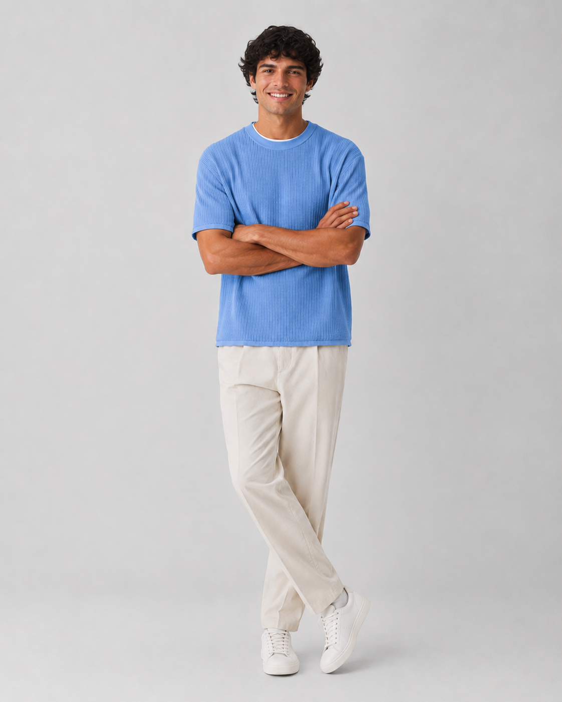 Rewneck Cotton T-Shirt