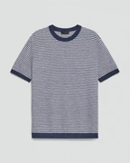 Striped crewneck T-shirt