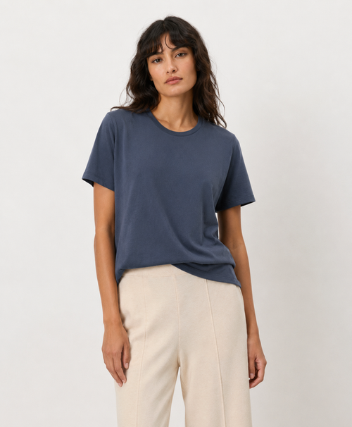 Crewneck Organic cotton blend T-Shirt