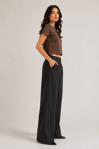 Slim Ribbed stretch Tee