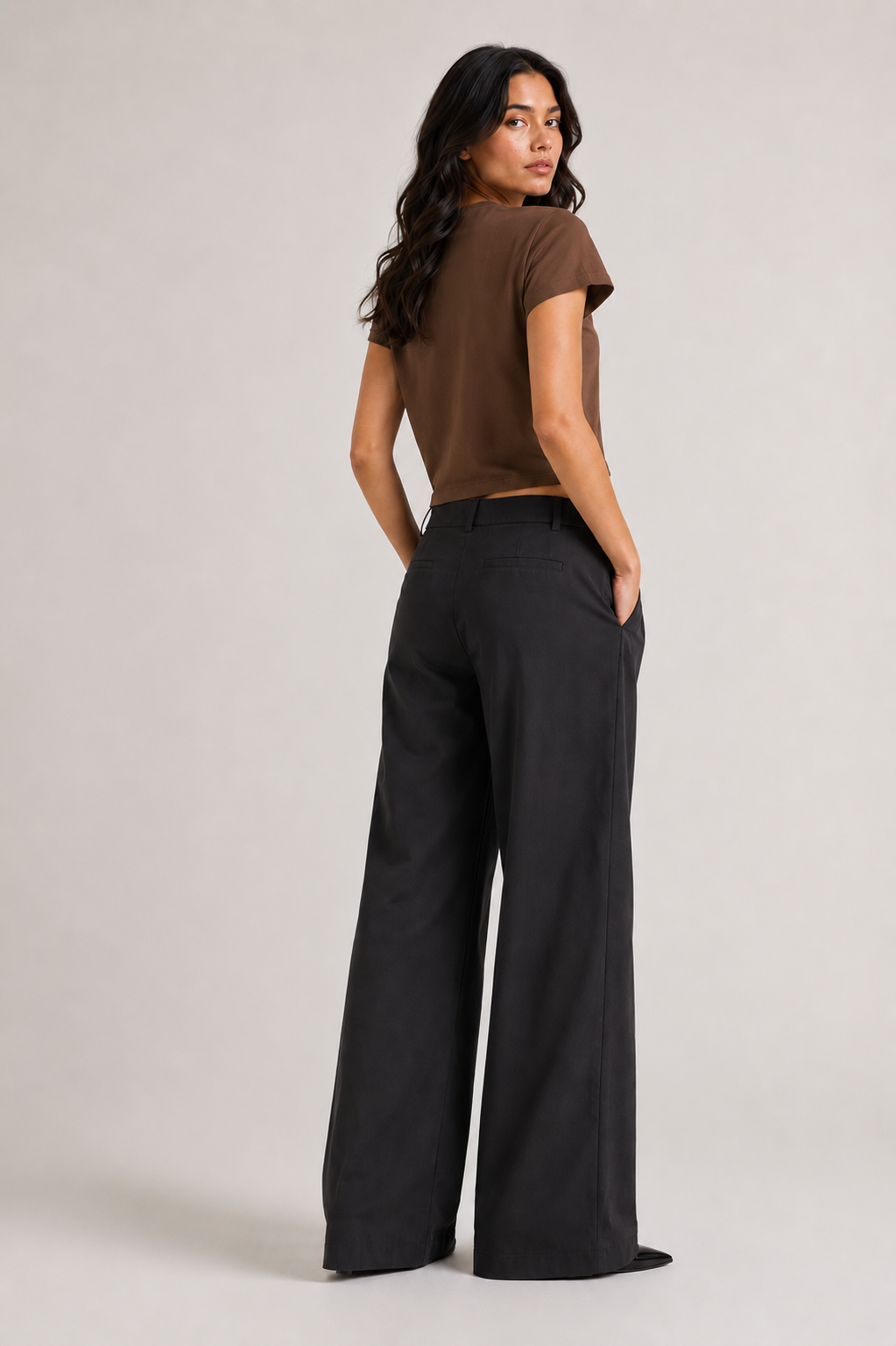 Slim Ribbed stretch Tee
