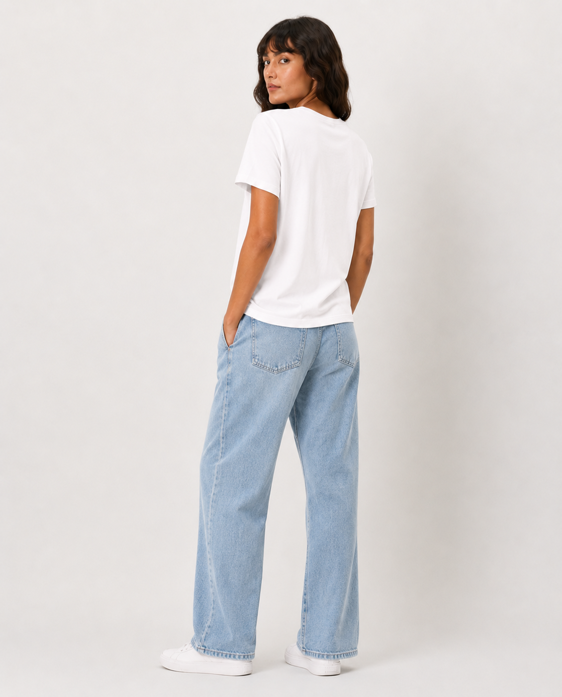Crewneck Organic cotton blend T-Shirt