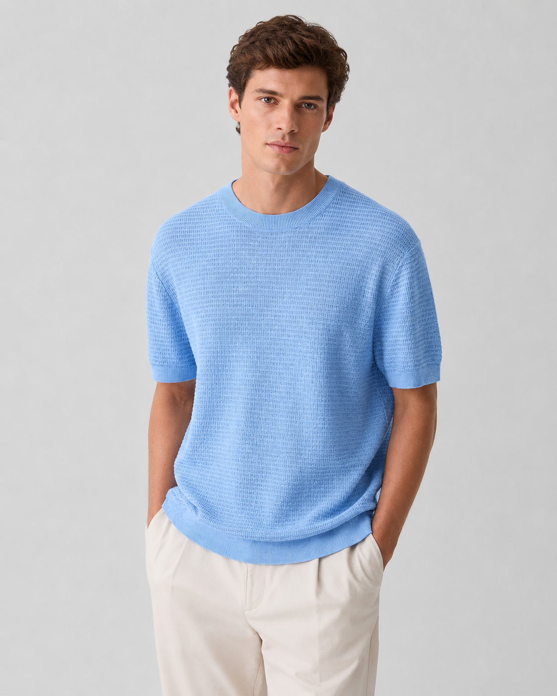 Crewneck Pacific Linen Tee