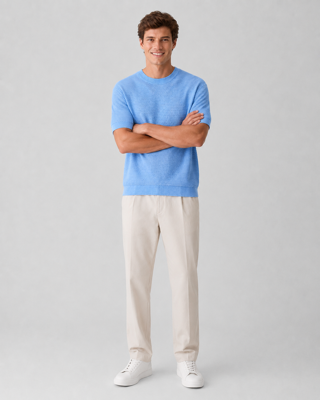 Crewneck Pacific Linen Tee