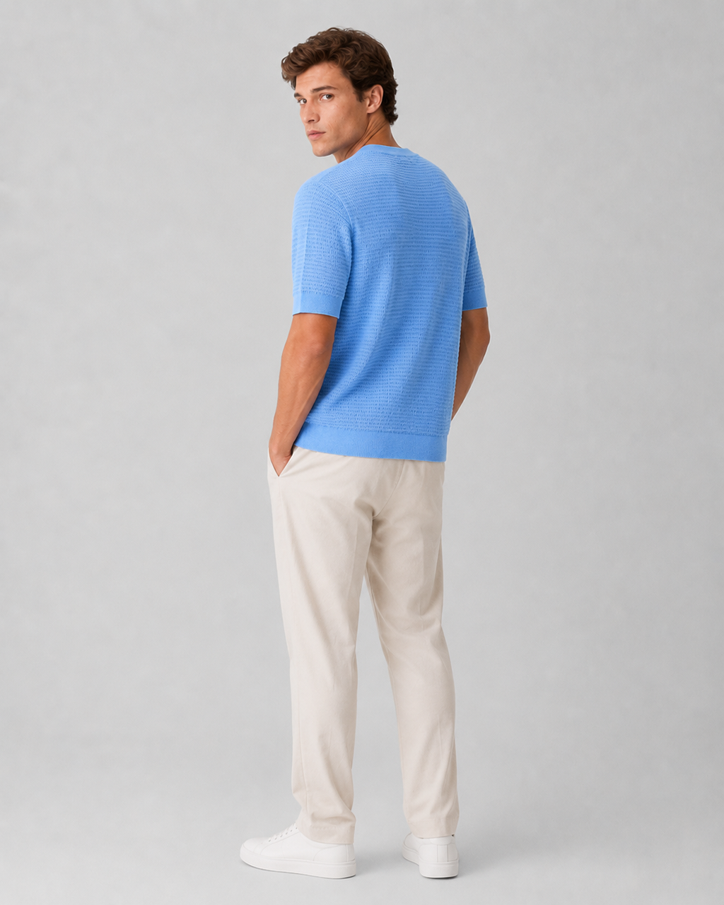 Crewneck Pacific Linen Tee