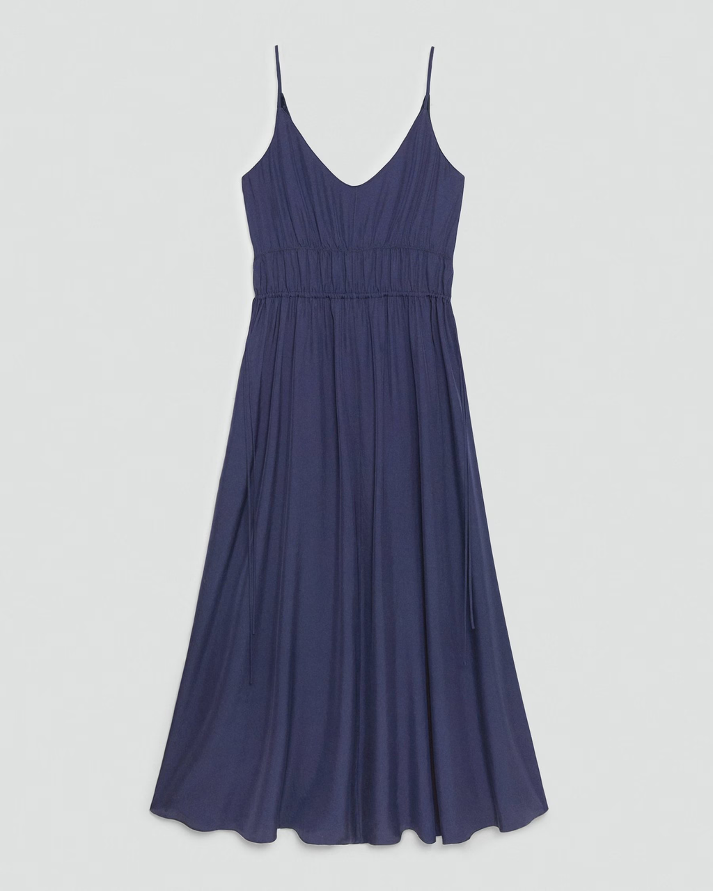 Flared Linen Dress