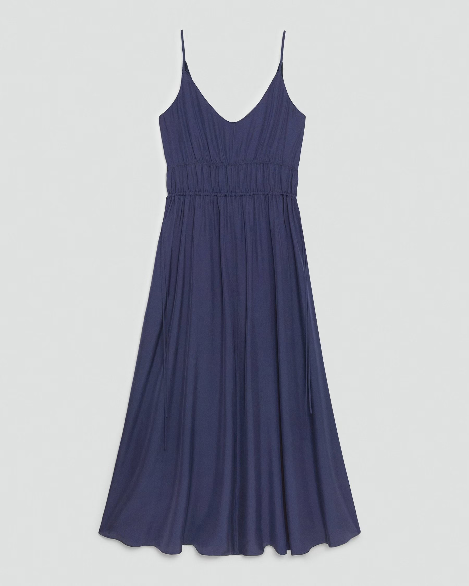 Flared Linen Dress