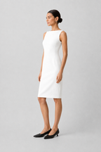 Sleeveless Crepe Dress