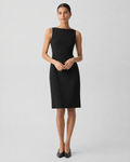 Sleeveless Crepe Dress