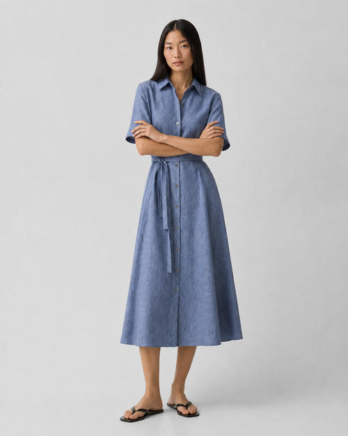 Linen Shirt Dress
