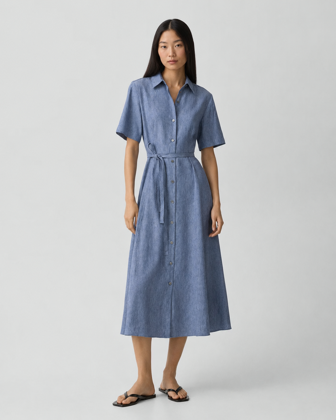 Linen Shirt Dress