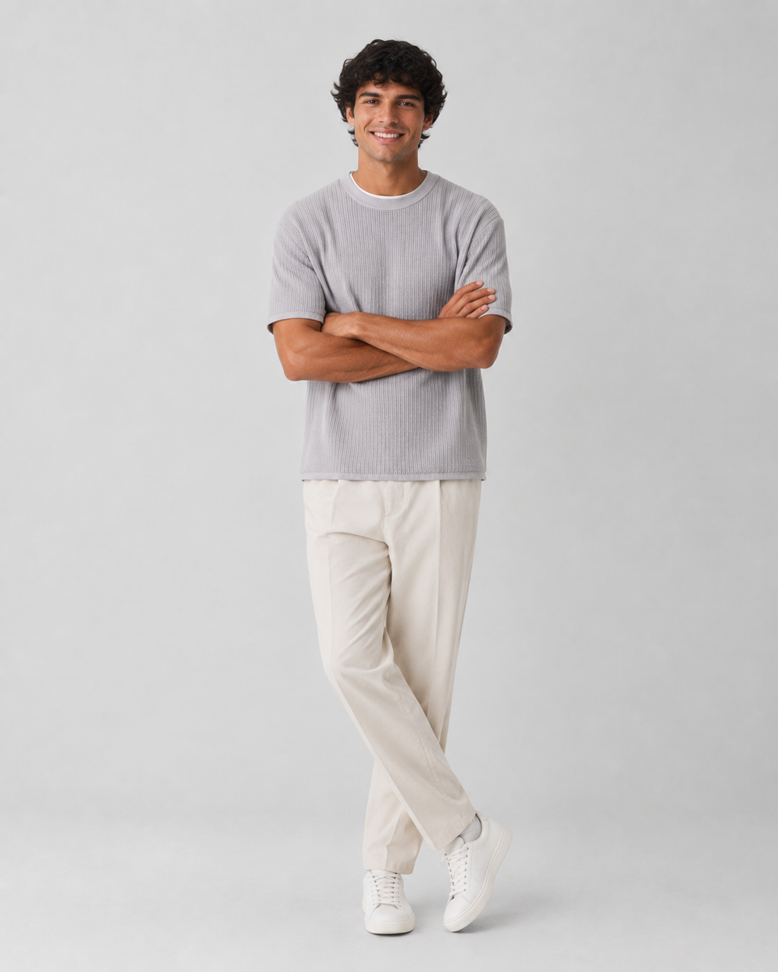 Rewneck Cotton T-Shirt