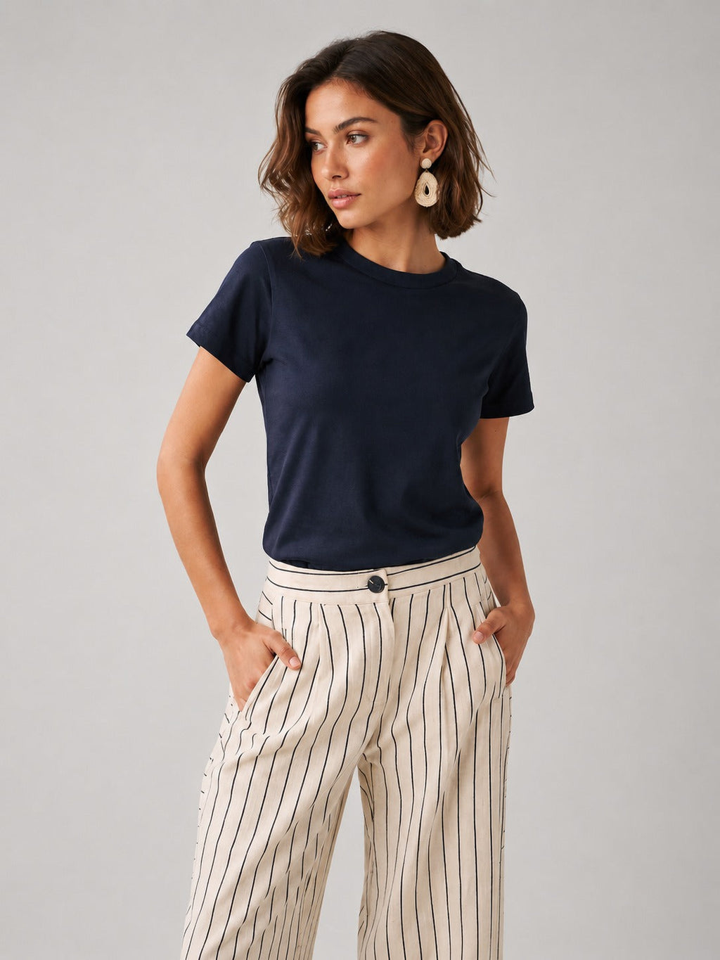Essential Short Sleeve Crew Neck T-Shirt