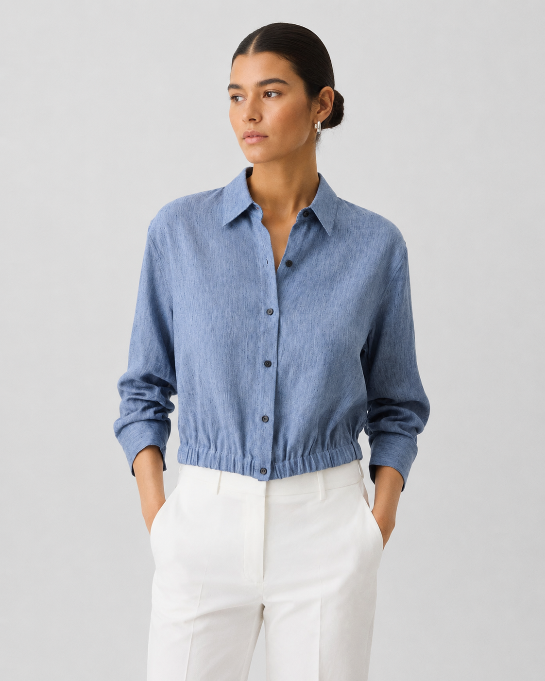 Modern Linen Blend Shirt