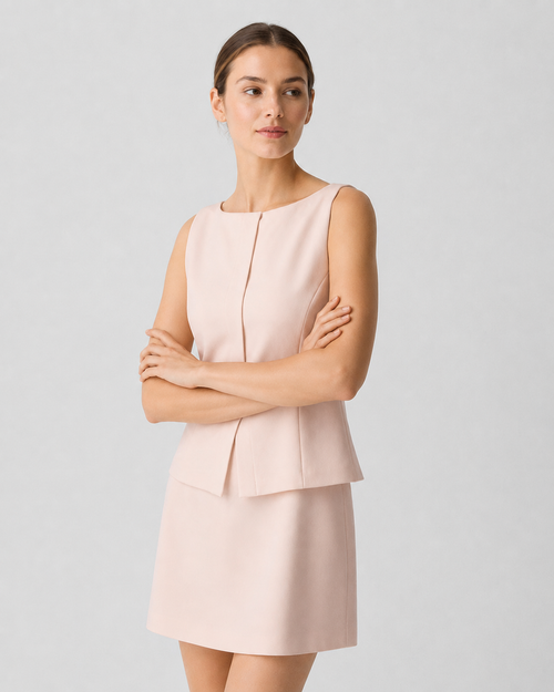 Boatneck Mini Dress