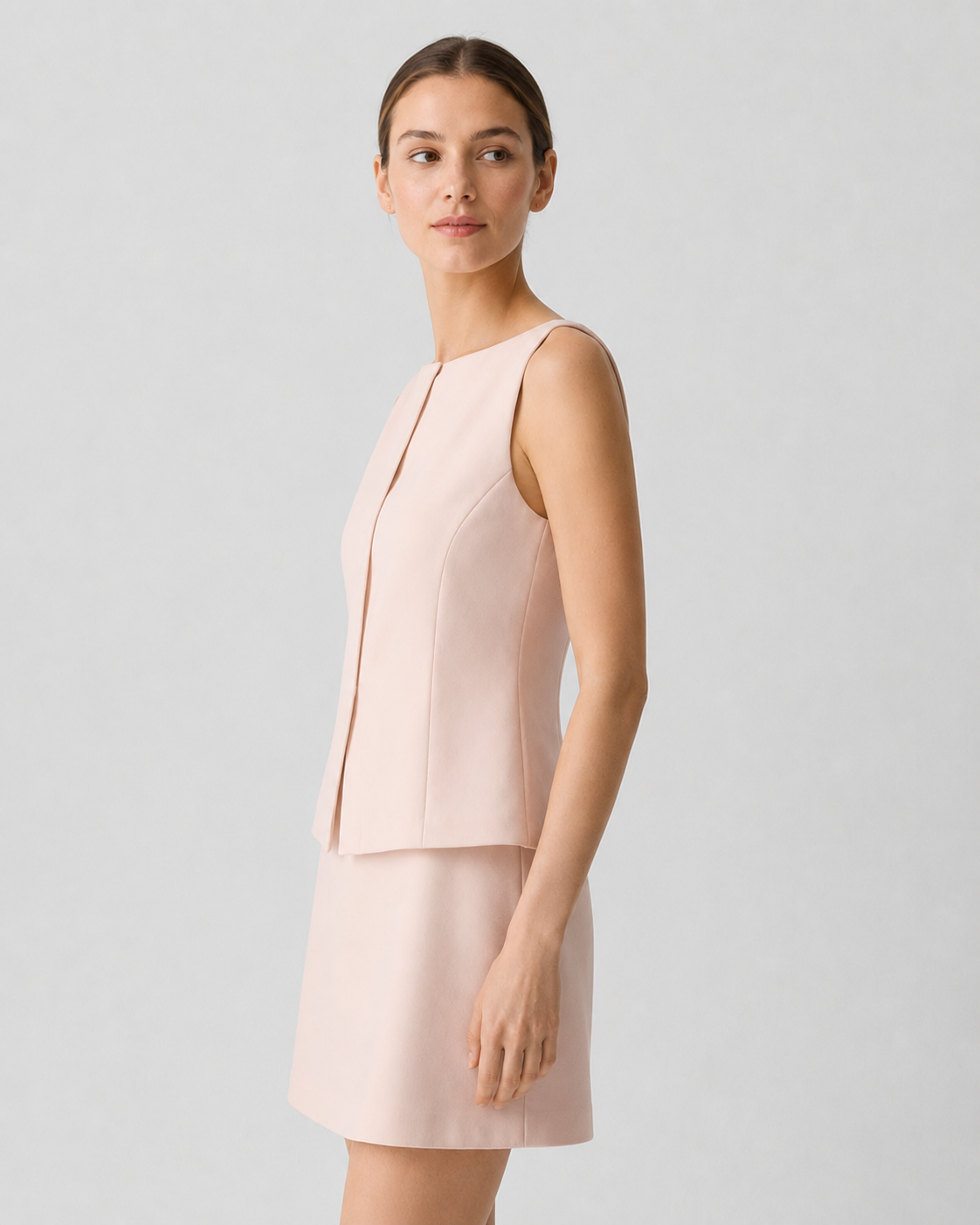 Boatneck Mini Dress