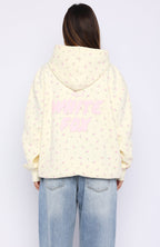 Oversized Lemon Ditsy Prin Hoodie